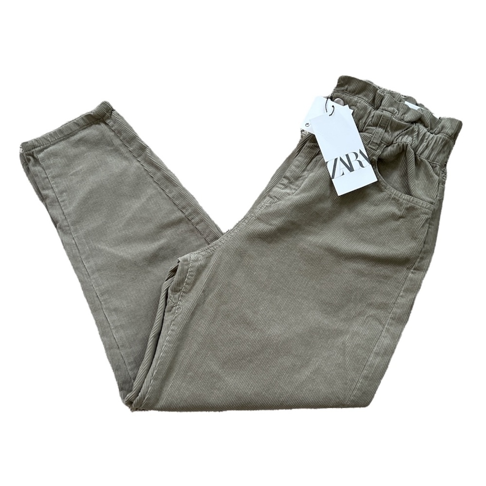 Zara Corduroy Paperboy Baggy Pants NWT Sz. 4